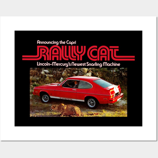 CAPRI RALLY CAT - advert Wall Art by Throwback Motors